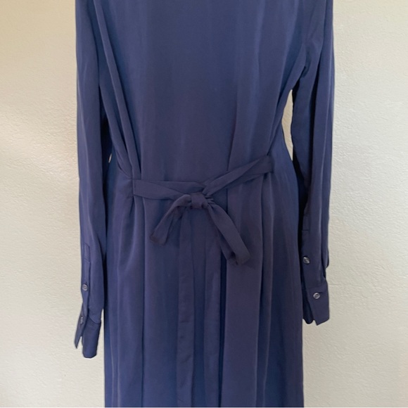 Navy Blue Hudson North Belted Short Dress - Picture 4 of 14